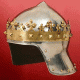 CASCO CON CORONA RICARDO CORAZÓN DE LEÓN (FUNCIONAL)